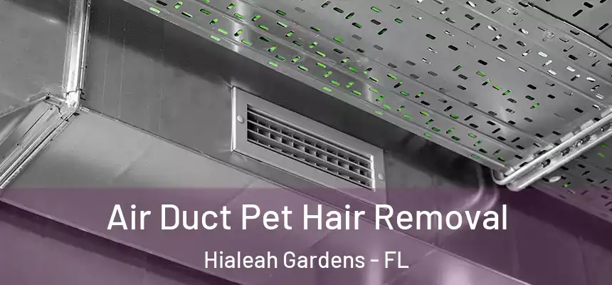 Air Duct Pet Hair Removal Hialeah Gardens - FL