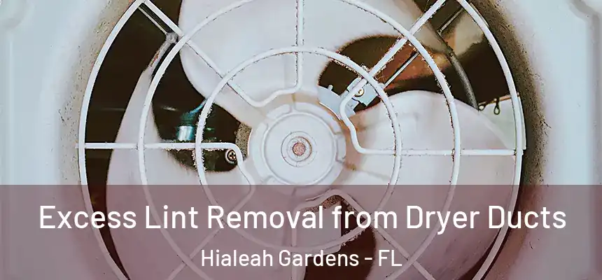  Excess Lint Removal from Dryer Ducts Hialeah Gardens - FL